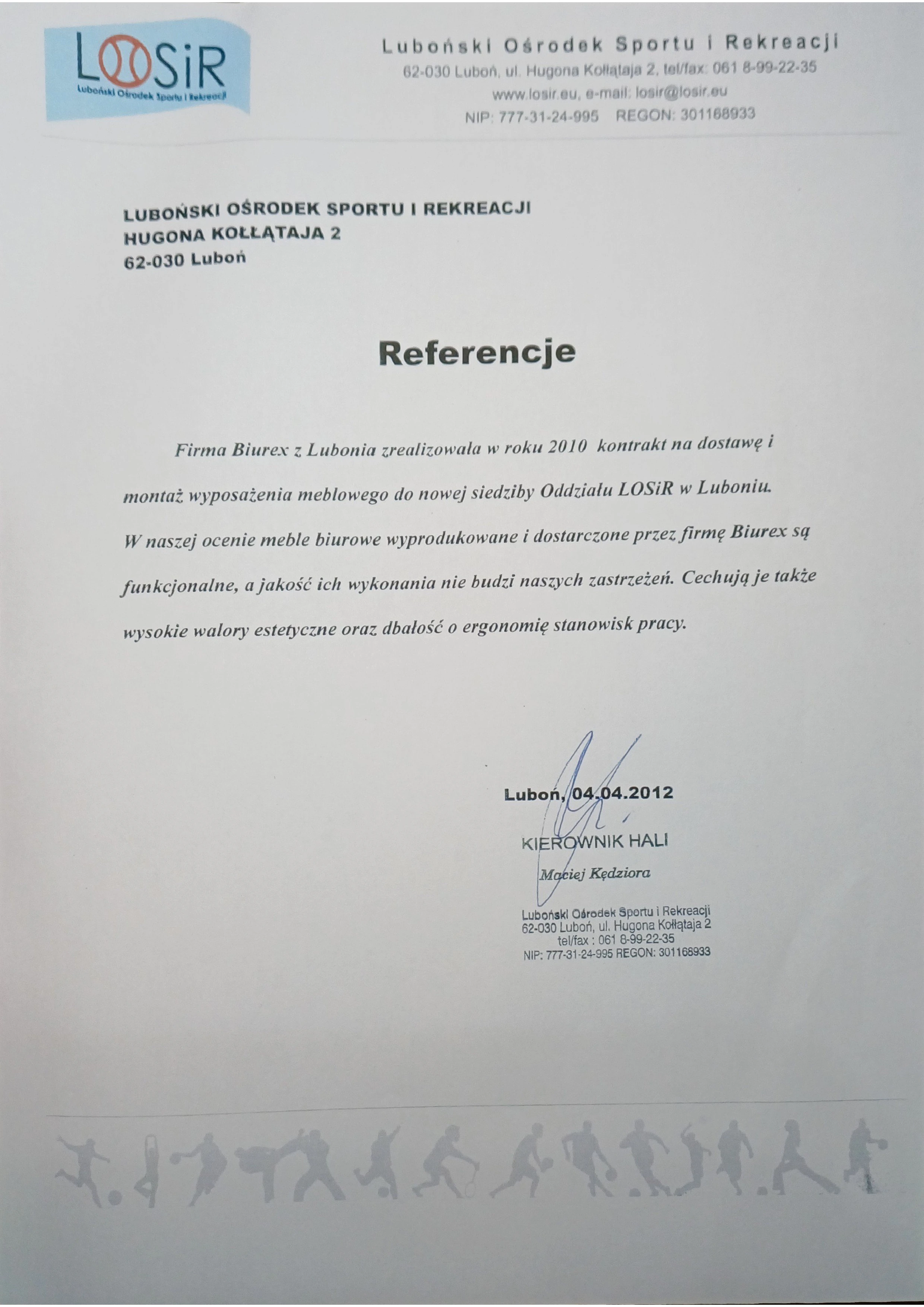 Referencje LOSiR